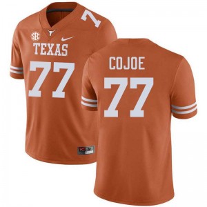 #77 Andre Cojoe UT Texas Orange Mens Jersey Replica Football