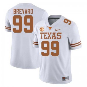#99 Cole Brevard UT White Men's Jersey University Football