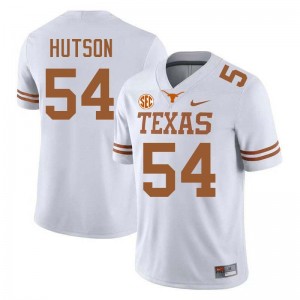 #54 Cole Hutson UT White Men's Jersey Limited Football