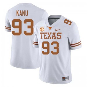 #93 Hero Kanu UT White Men's Jersey Stitched Football