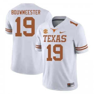 #19 Jack Bouwmeester Burnt Orange White Men's Jersey 2025 Football