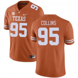 #95 Alfred Collins Texas Longhorns Texas Orange Mens Jersey High School SEC Conference