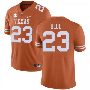 #23 Jaydon Blue Texas Longhorns Texas Orange Mens Jersey NCAA SEC Conference