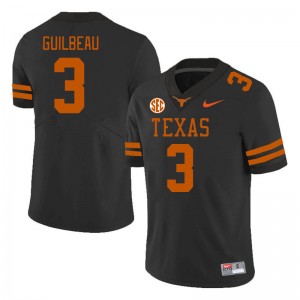 #3 Jaylon Guilbeau UT Black Men's Jersey Stitched SEC Conference