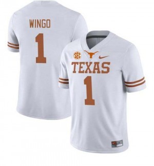 #1 Ryan Wingo Burnt Orange White Men Jersey 2025 Football