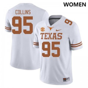 #95 Alfred Collins UT White Women's Jersey 2025 SEC Conference