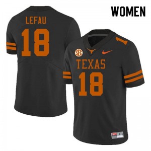 #18 Liona Lefau University of Texas Black Women's Jersey University SEC Conference