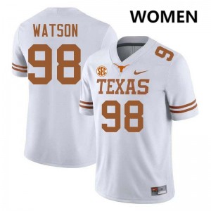 #98 Maraad Watson UT White Womens Jersey Stitched Football