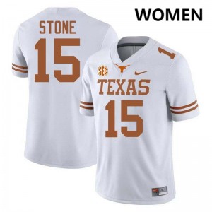 #15 Will Stone UT White Women Jersey University Football