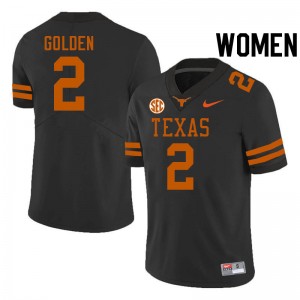 #2 Matthew Golden UT Black Women's Jersey 2025-26 SEC Conference