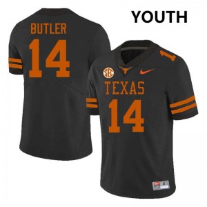 #14 Aaron Butler Texas Black Youth Jersey Player Football