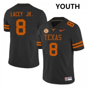 #8 Karle Lacey Jr. UT Black Youth Jersey High School Football