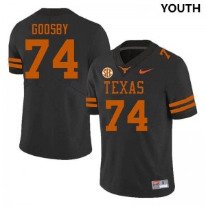#74 Trevor Goosby Lone Star State Reps Black Youth Jersey 2025 Football