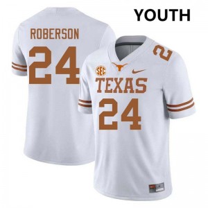 #24 Warren Roberson Burnt Orange White Youth Jersey Replica Football